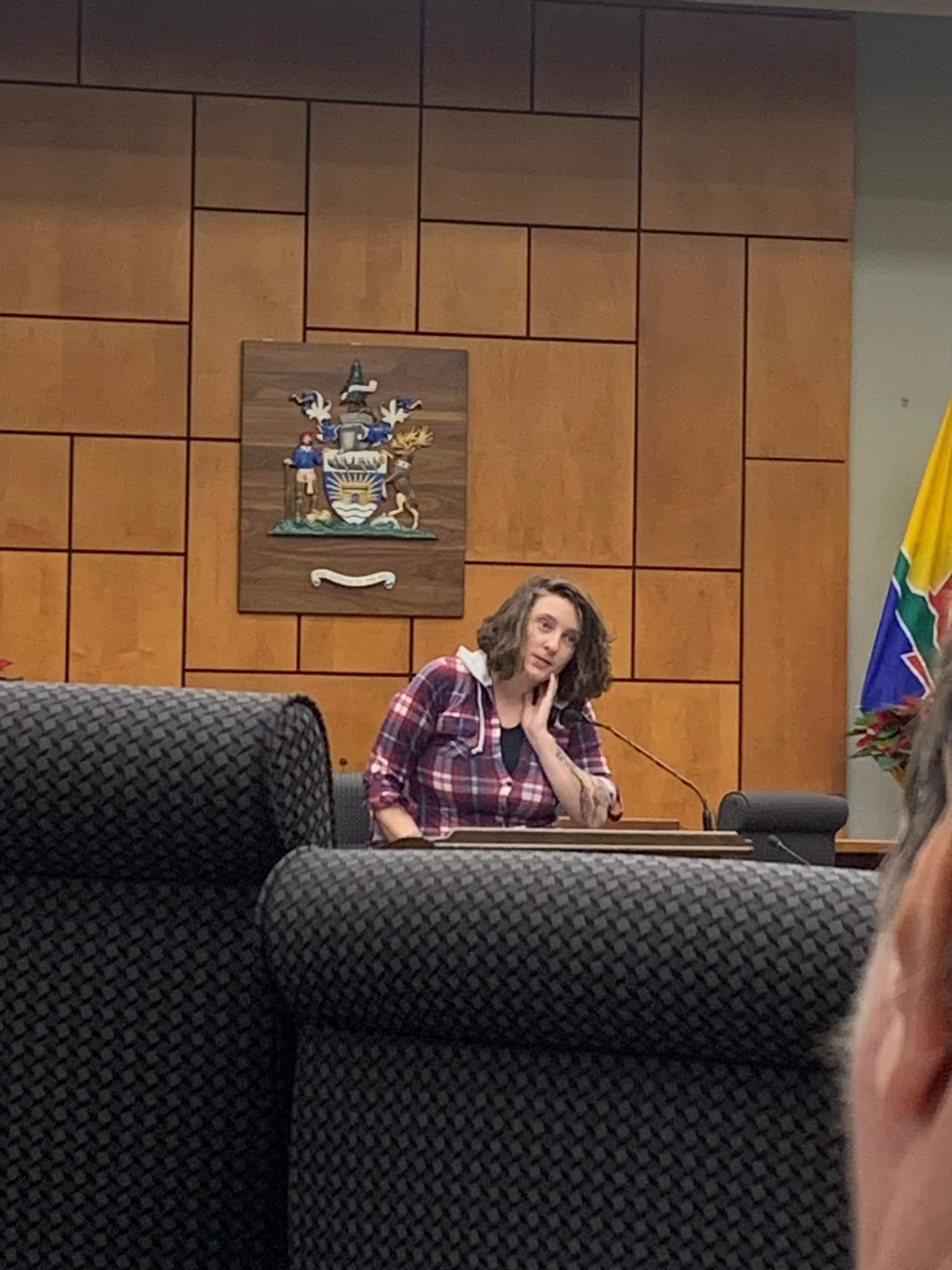 Lissa Beaulieu speaking at Speakers School graduation